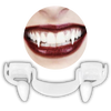 Realistic Vampire Fangs With Hidden Extendable Design For Halloween Costumes