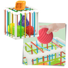 Colorful Shape Blocks Toy for Kids Develops Motor and Cognitive Skills