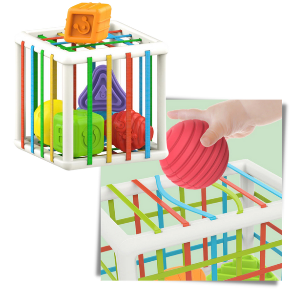 Colorful Shape Blocks Toy for Kids Develops Motor and Cognitive Skills