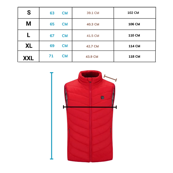 All-Season Heated Vest With Three Heat Levels For Instant Warmth