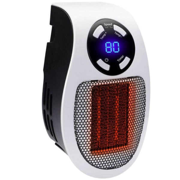 Compact Ceramic Heater With Fast Heating Auto Shutoff Remote Control
