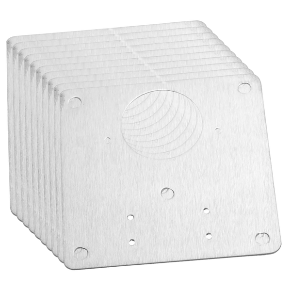 Premium Stainless Steel Hinge Repair Plates For Easy Cabinet Fixes
