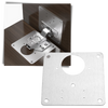 Premium Stainless Steel Hinge Repair Plates For Easy Cabinet Fixes