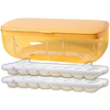 Premium Silicone Ice Cube Tray With Generous Capacity For Large Batches