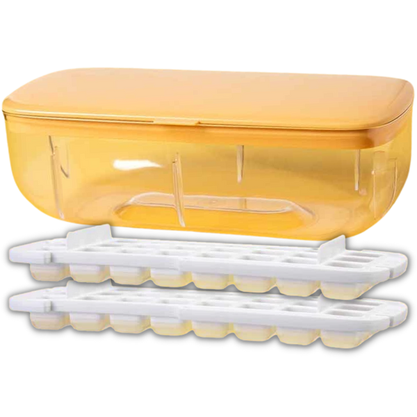 Premium Silicone Ice Cube Tray With Generous Capacity For Large Batches