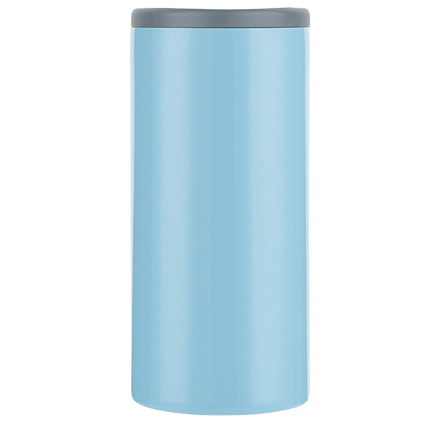 Premium Vacuum-Insulated Can Cooler Keeps Cans Cold On The Go