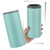 Premium Vacuum-Insulated Can Cooler Keeps Cans Cold On The Go