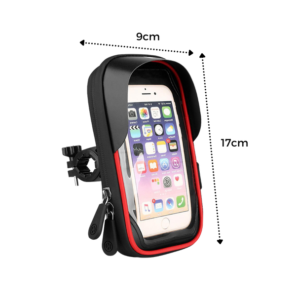 Bicycle Phone Holder With Secure Grip And Quick Install