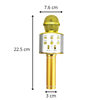 Premium Karaoke Microphone With Bluetooth And Noise Reduction Portable