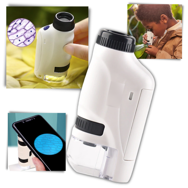 Kids Handheld Microscope for Hands On Science Discovery