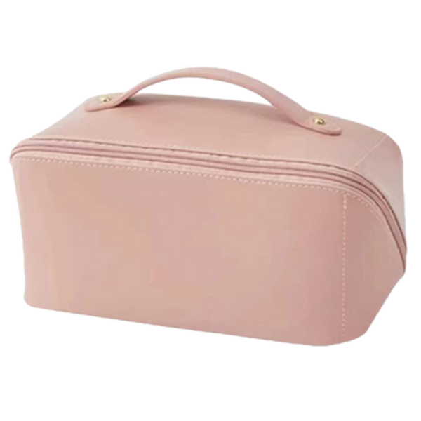 Premium Large Capacity Makeup Organizer Travel Bag for On the Go Organization