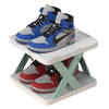 Multi Tier Space Saving Shoe Organizer Rack For Efficient Closet Storage