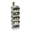 Multi Tier Space Saving Shoe Organizer Rack For Efficient Closet Storage