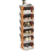 Multi Tier Space Saving Shoe Organizer Rack For Efficient Closet Storage