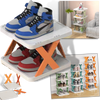 Multi Tier Space Saving Shoe Organizer Rack For Efficient Closet Storage