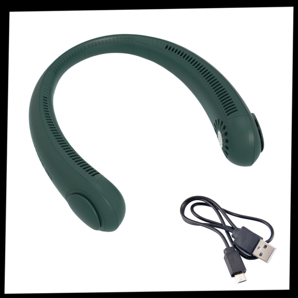 Portable Neck Fan With Rechargeable Battery For Personal Cooling
