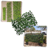 Expandable Artificial Plant Fence for Privacy and UV Protection