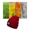 LED Beanie With Hands Free Light For Warmth All Year Round