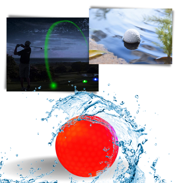 LED Glow Golf Balls Pack For Nighttime Play Waterproof And Durable