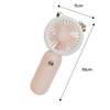 Portable USB Handheld Fan With LED Light For Quick Cooling