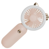 Portable USB Handheld Fan With LED Light For Quick Cooling