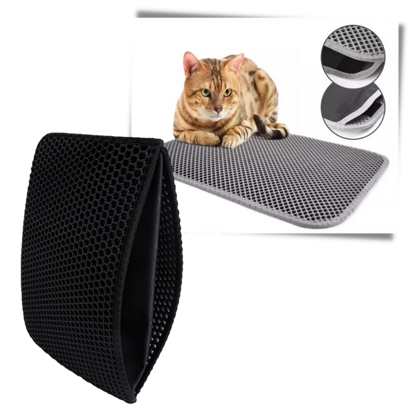 Waterproof Pet Litter Mat Keeps Floors Clean And Easy Cleanup