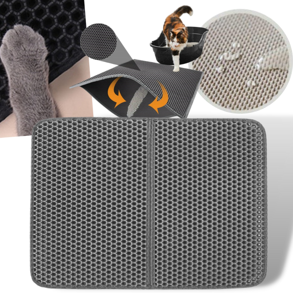 Waterproof Pet Litter Mat Keeps Floors Clean And Easy Cleanup