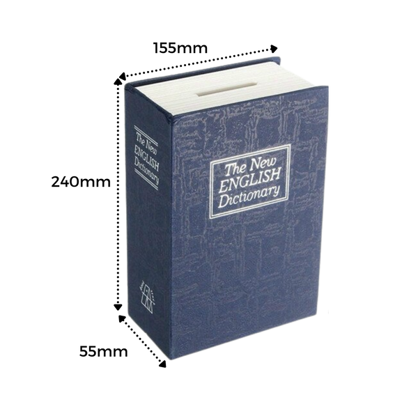 Compact Lock Box For Secure Document And Jewelry Storage
