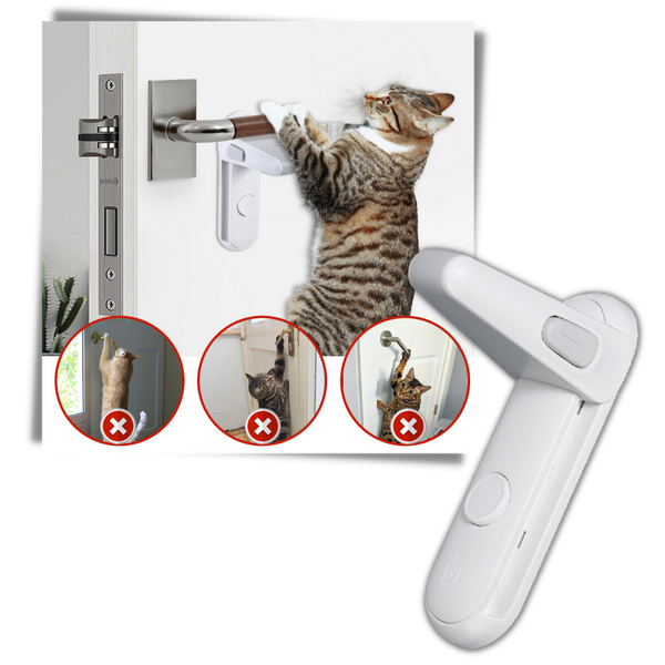 Door Handle Safety Lock For Childproofing And Home Security