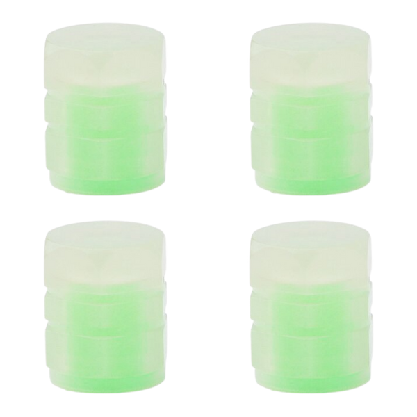 Luminous Valve Caps For Cars Pack Of 4 Enhance Nighttime Valve Visibility