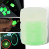 Luminous Valve Caps For Cars Pack Of 4 Enhance Nighttime Valve Visibility