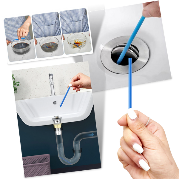Set Of Twelve Sink Cleaning Sticks For Fat And Food Deposits Removal