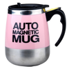 Premium Self-Stirring Stainless Steel Mug For On-The-Go Coffee