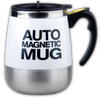 Premium Self-Stirring Stainless Steel Mug For On-The-Go Coffee