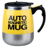 Premium Self-Stirring Stainless Steel Mug For On-The-Go Coffee