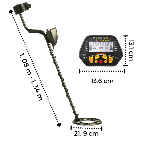 Waterproof Metal Scanner With Digital Display For All Metals