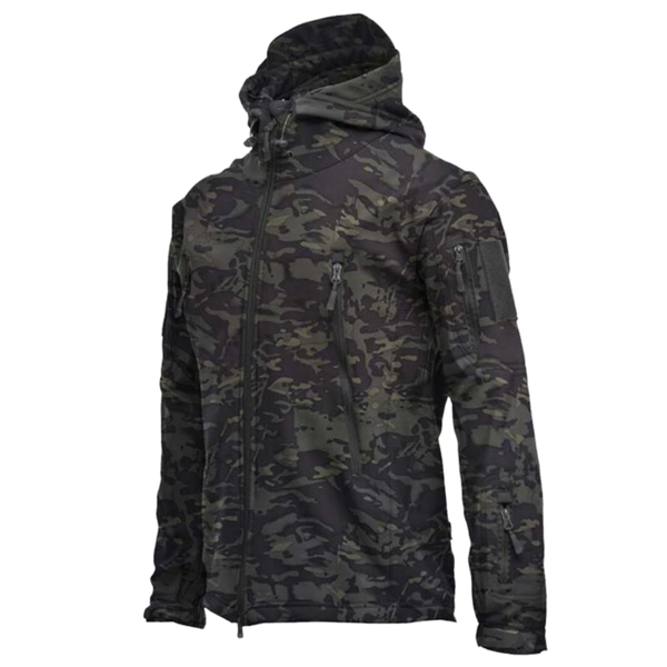 Tactical Jacket With All Weather Windproof And Waterproof Protection