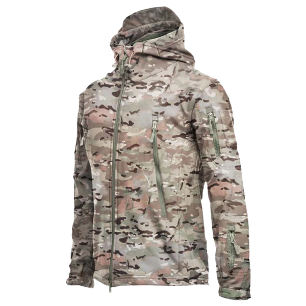 Tactical Jacket With All Weather Windproof And Waterproof Protection