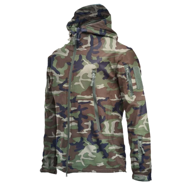 Tactical Jacket With All Weather Windproof And Waterproof Protection