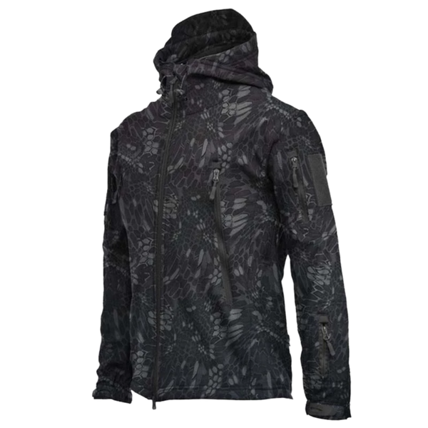 Tactical Jacket With All Weather Windproof And Waterproof Protection