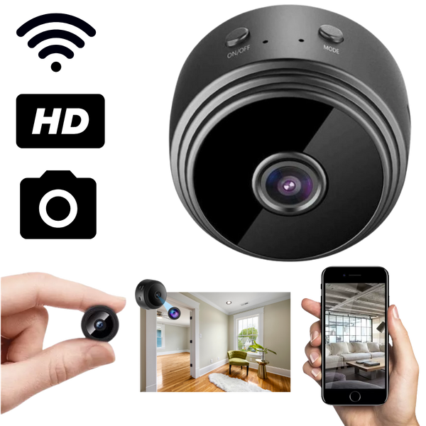 Compact Wireless Surveillance Camera With Night Vision And Motion Alerts