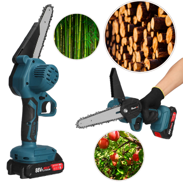 Mini Gardening Chainsaw With LED Light For Precise Pruning