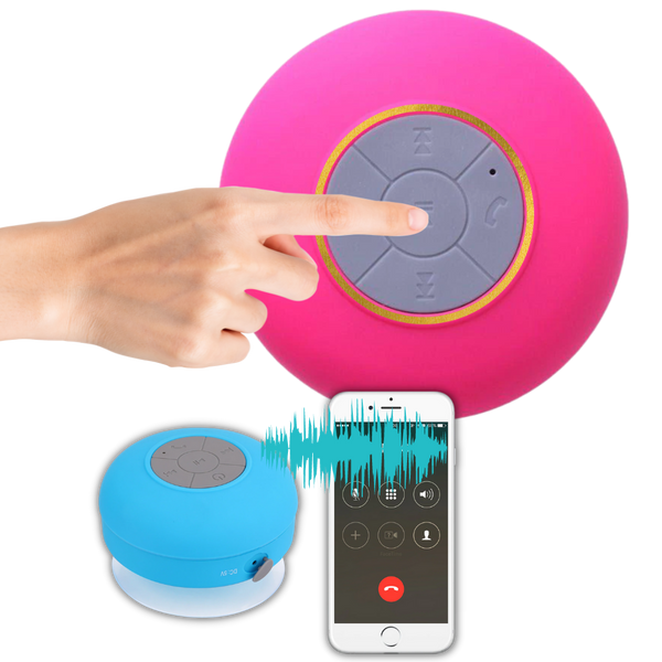 Waterproof Bluetooth Shower Speaker Delivers Clear Music