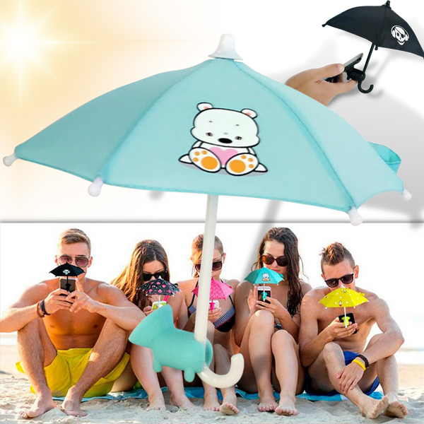 Phone Sun Shield Umbrella For Clear Outdoor Viewing And Comfort