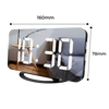 Smart Mirror Alarm Clock With Dual Function For Gentle Wake Ups
