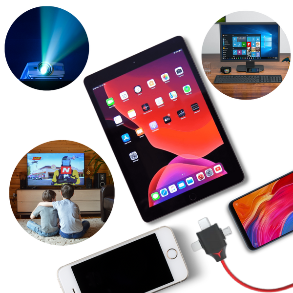 HDMI Mirror Cable for Phones and Tablets Screen Mirroring to TV