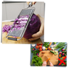 Versatile Kitchen Slicer And Grater With Four Blades For Effortless Prep