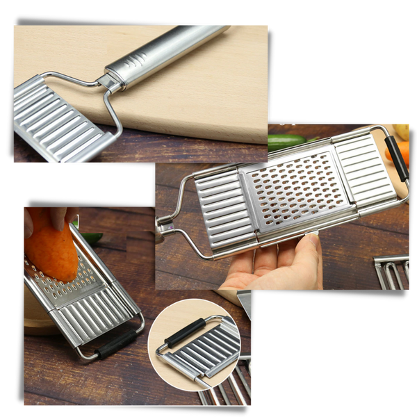 Versatile Kitchen Slicer And Grater With Four Blades For Effortless Prep
