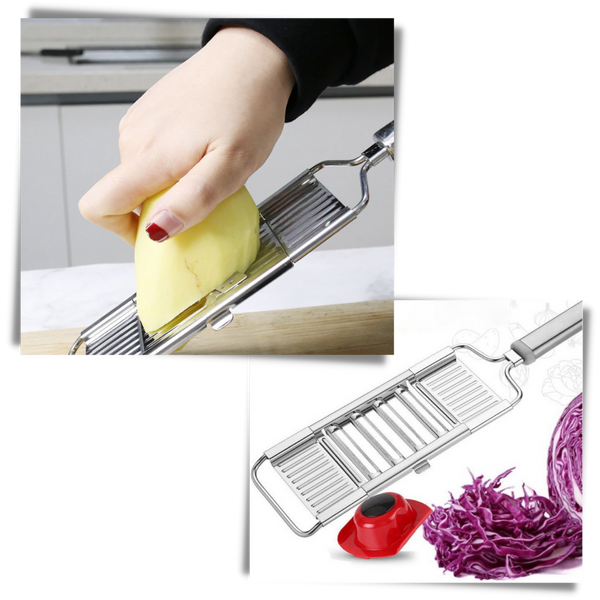Versatile Kitchen Slicer And Grater With Four Blades For Effortless Prep