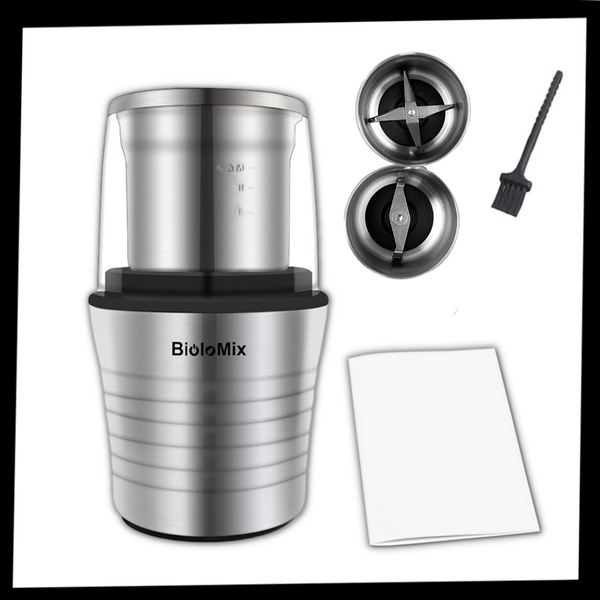 Powerful Compact Grinder For Fresh Coffee Beans And Spices